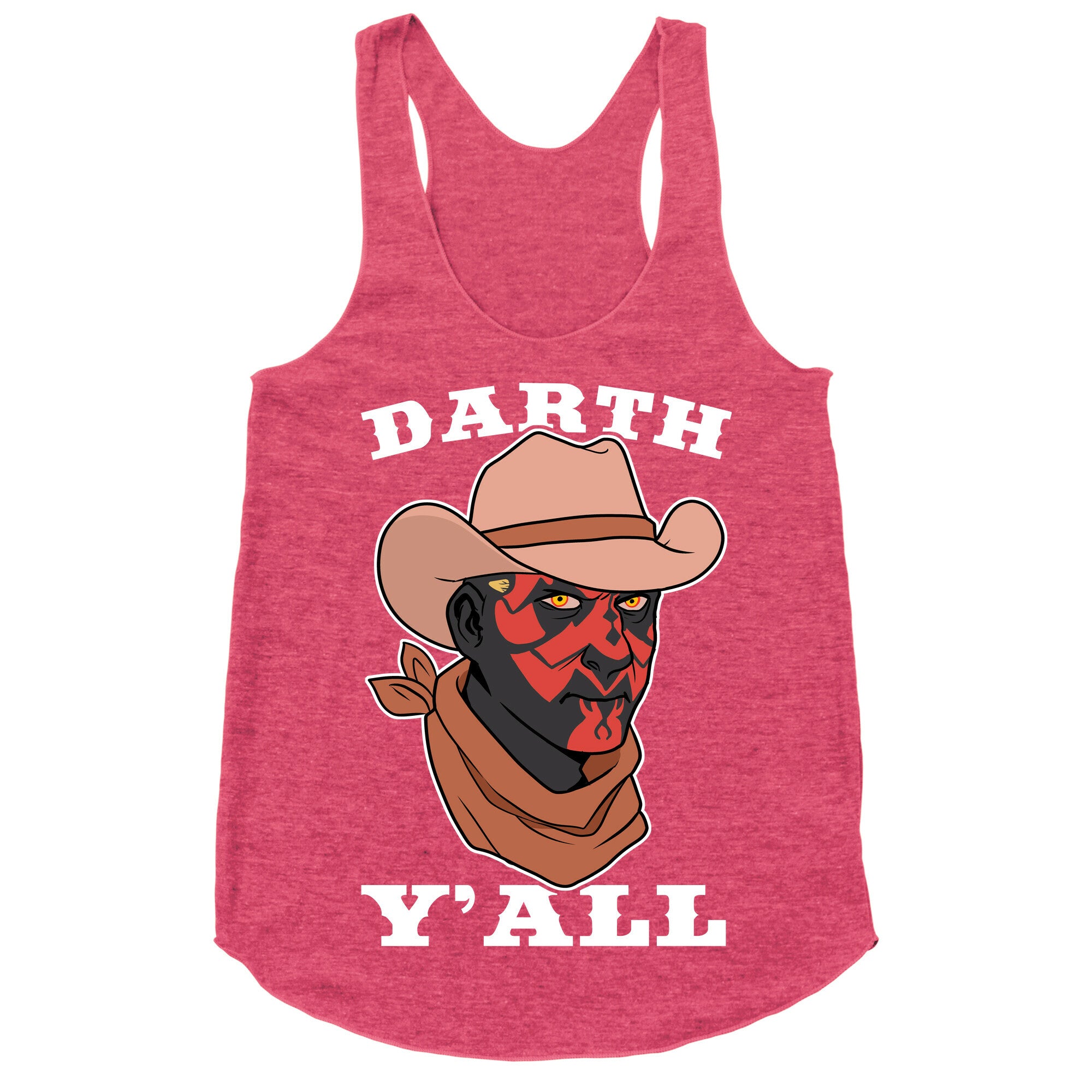 Darth Y'all Racerback Tank
